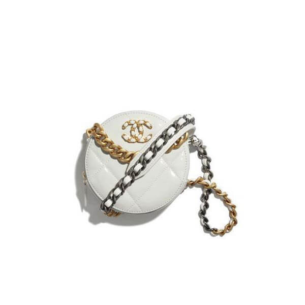 21SS新作 シャネル チェーン付きポシェット ラウンド バッグ 偽物 AP0945 B04580 10601